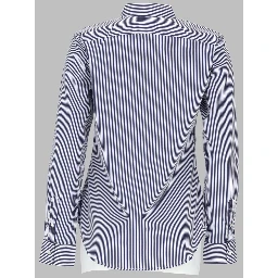CAMICIA A RIGHE CON LOGO