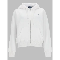 FELPA CON ZIP E LOGO
