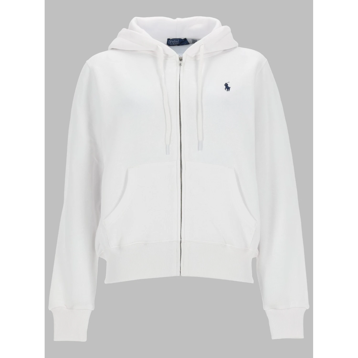 FELPA CON ZIP E LOGO