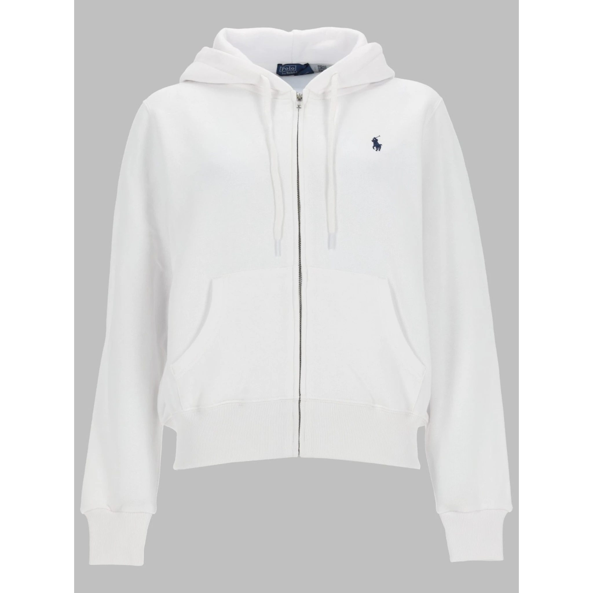 FELPA CON ZIP E LOGO