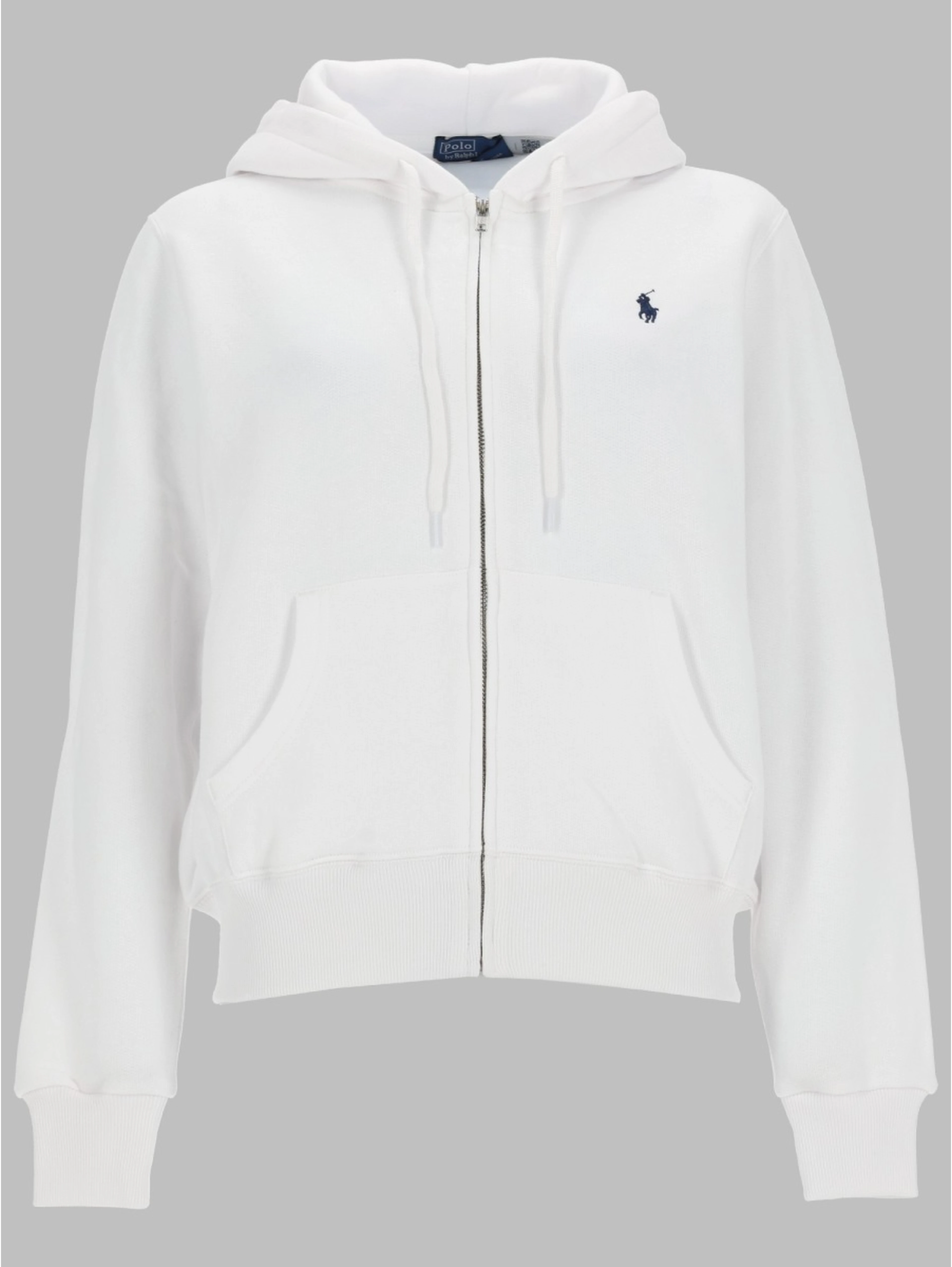 FELPA CON ZIP E LOGO