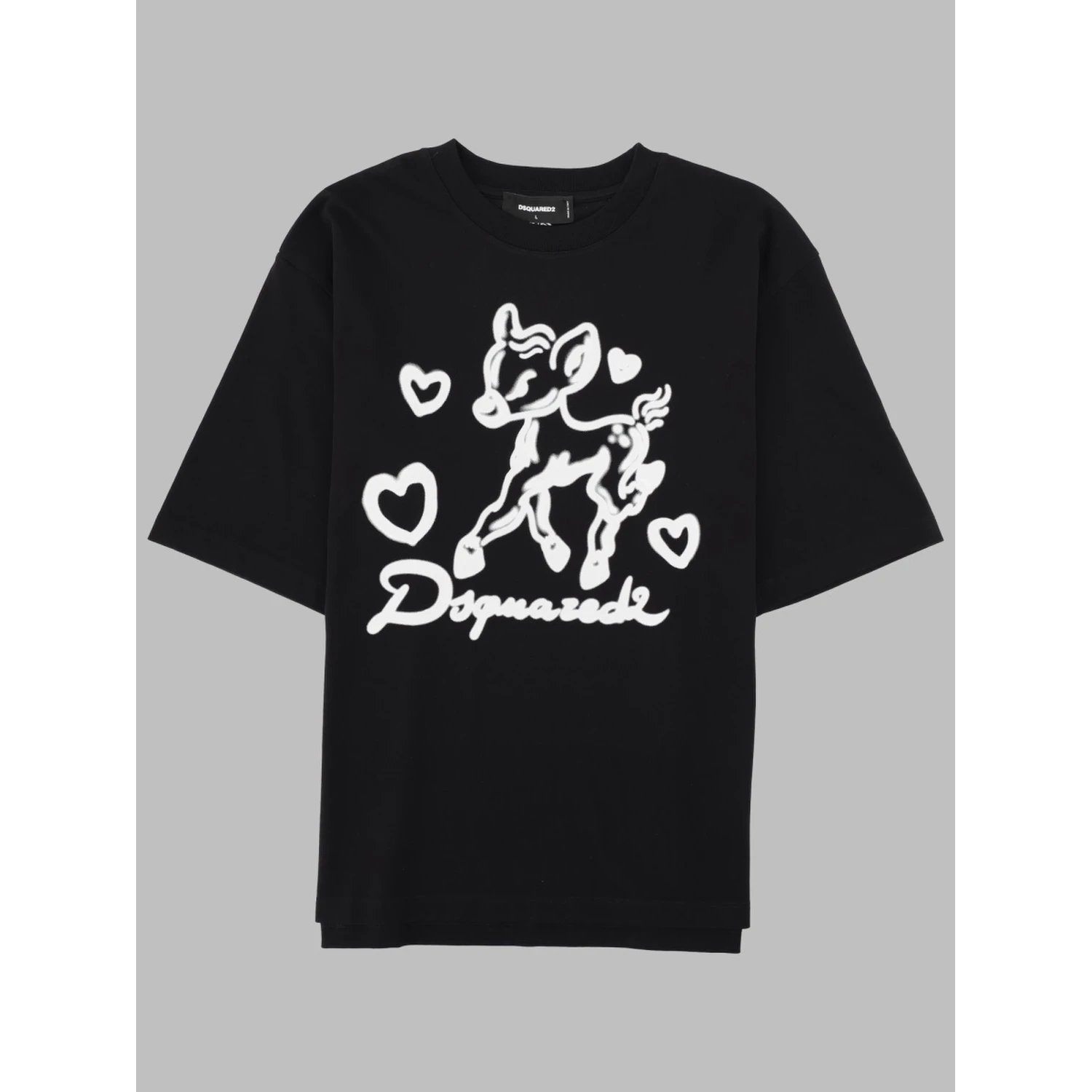 T-SHIRT CON STAMPA E LOGO