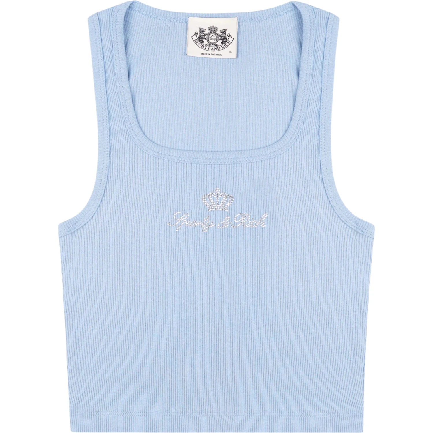 JUICY CROWN RIBBED TANK