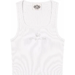 JUICY CROWN RIBBED TANK