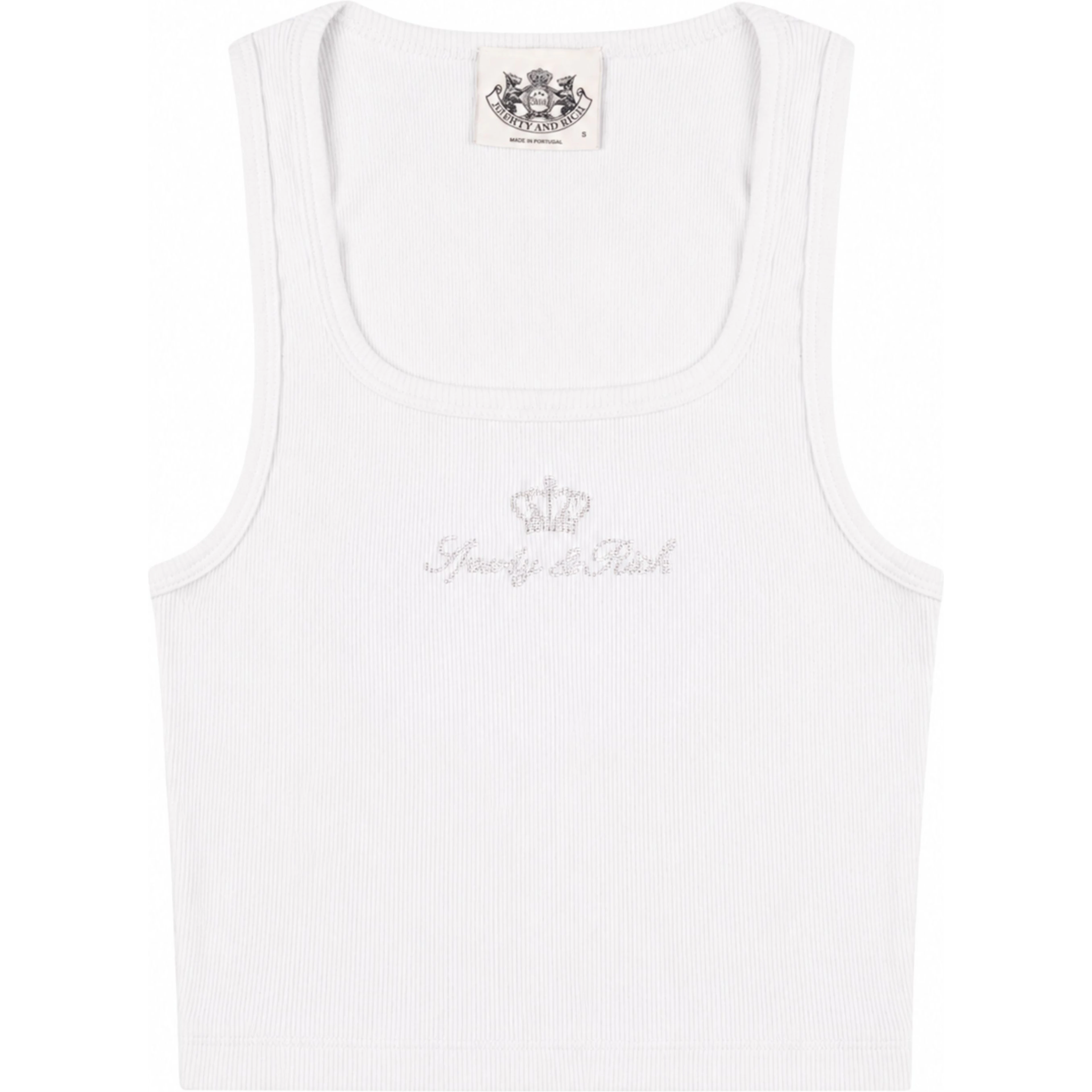 JUICY CROWN RIBBED TANK