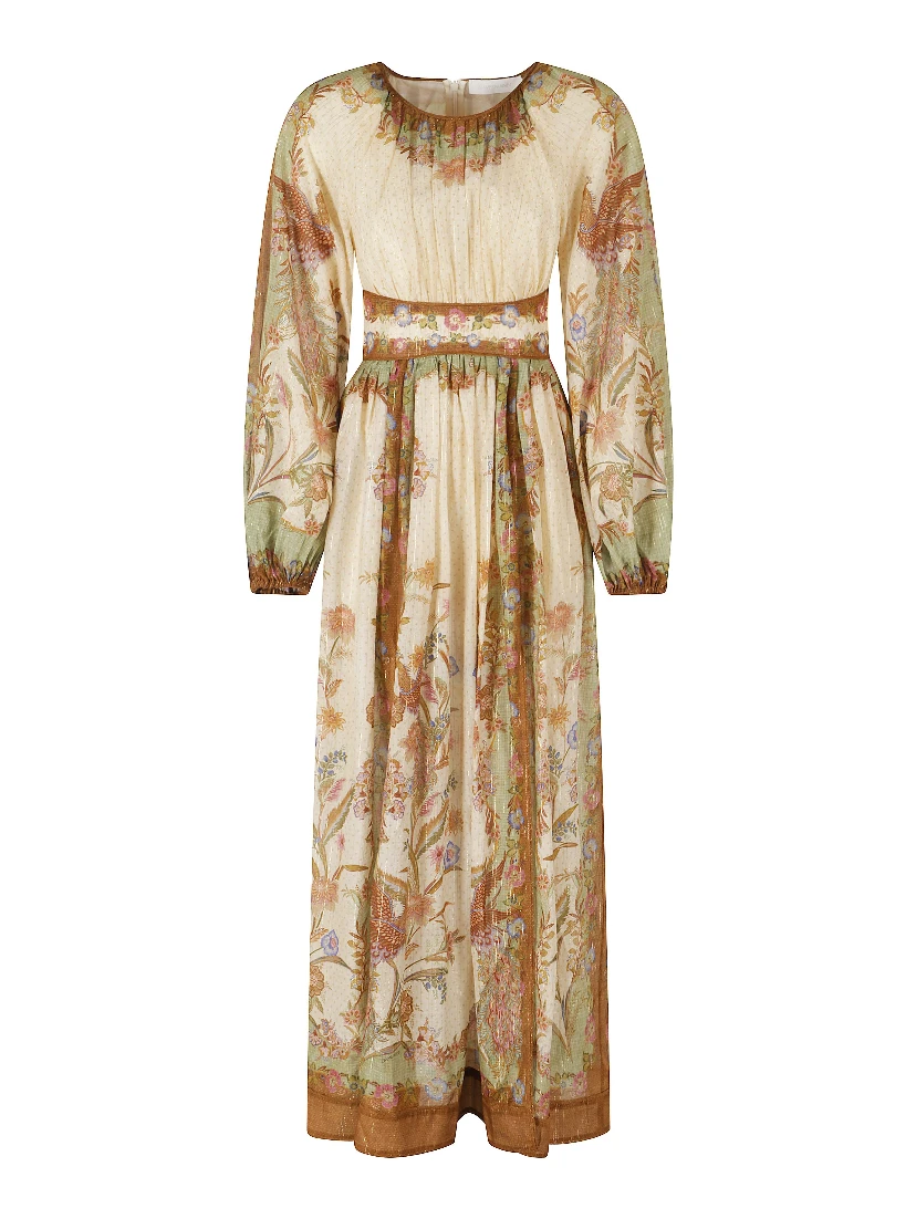 INDRA WAISTED MAXI DRESS