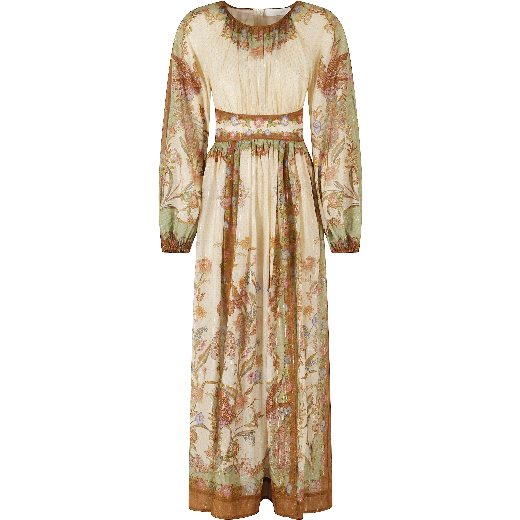 INDRA WAISTED MAXI DRESS
