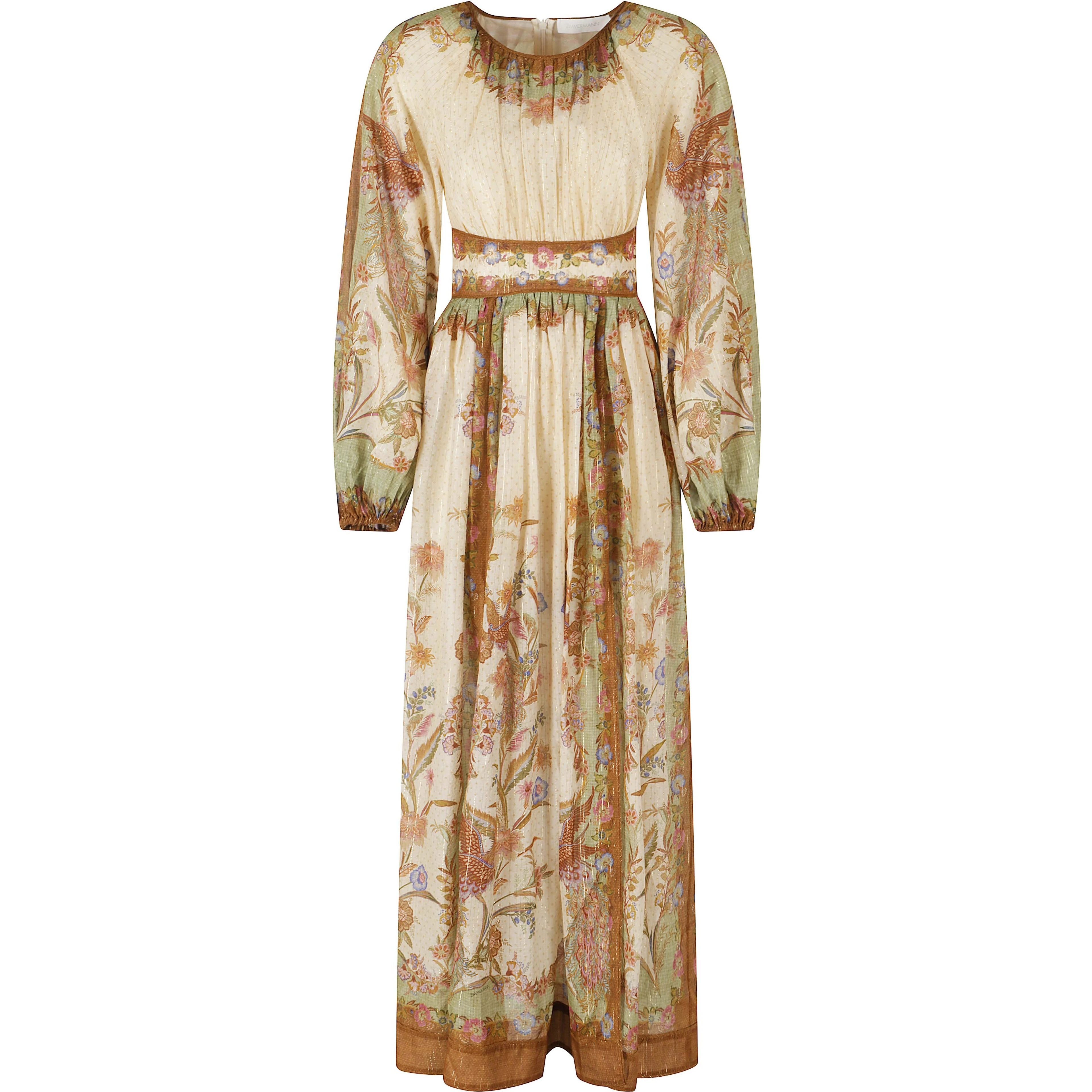 INDRA WAISTED MAXI DRESS