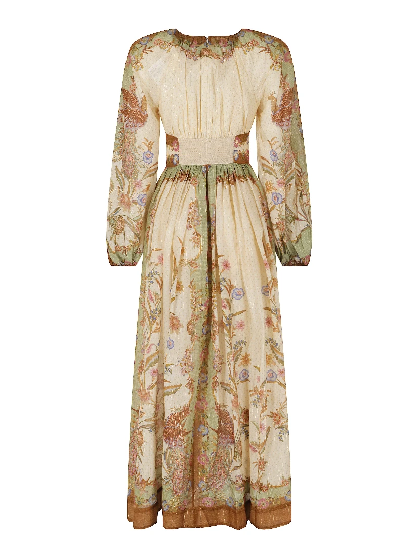 INDRA WAISTED MAXI DRESS