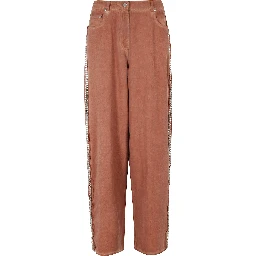 JEEPER STUDDED WIDE LEG PANTS