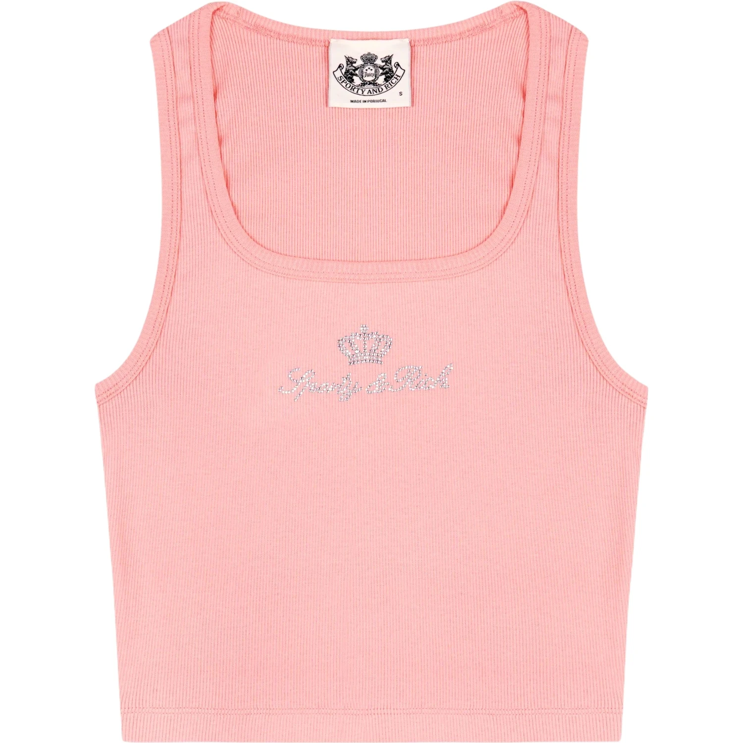 JUICY CROWN RIBBED TANK