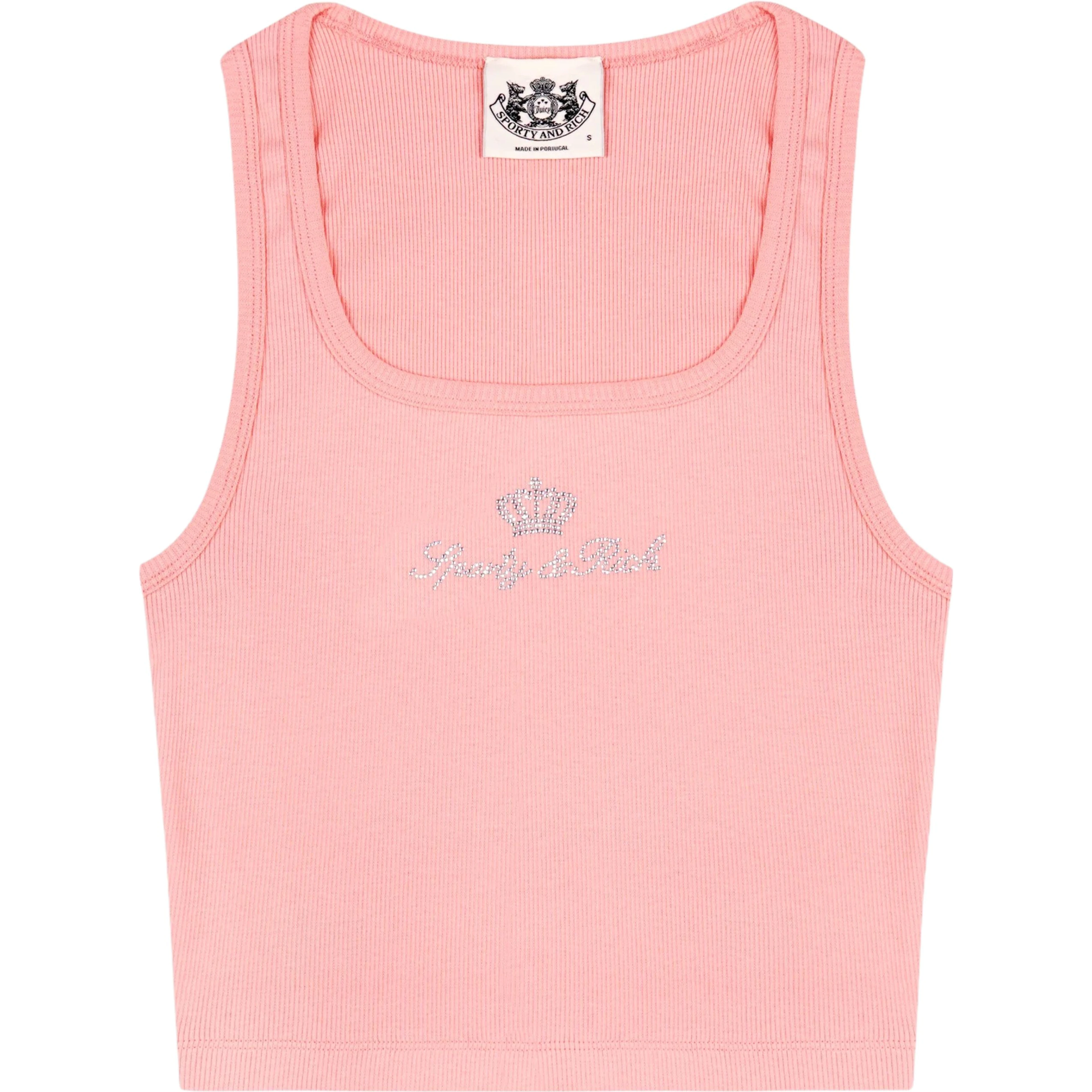 JUICY CROWN RIBBED TANK