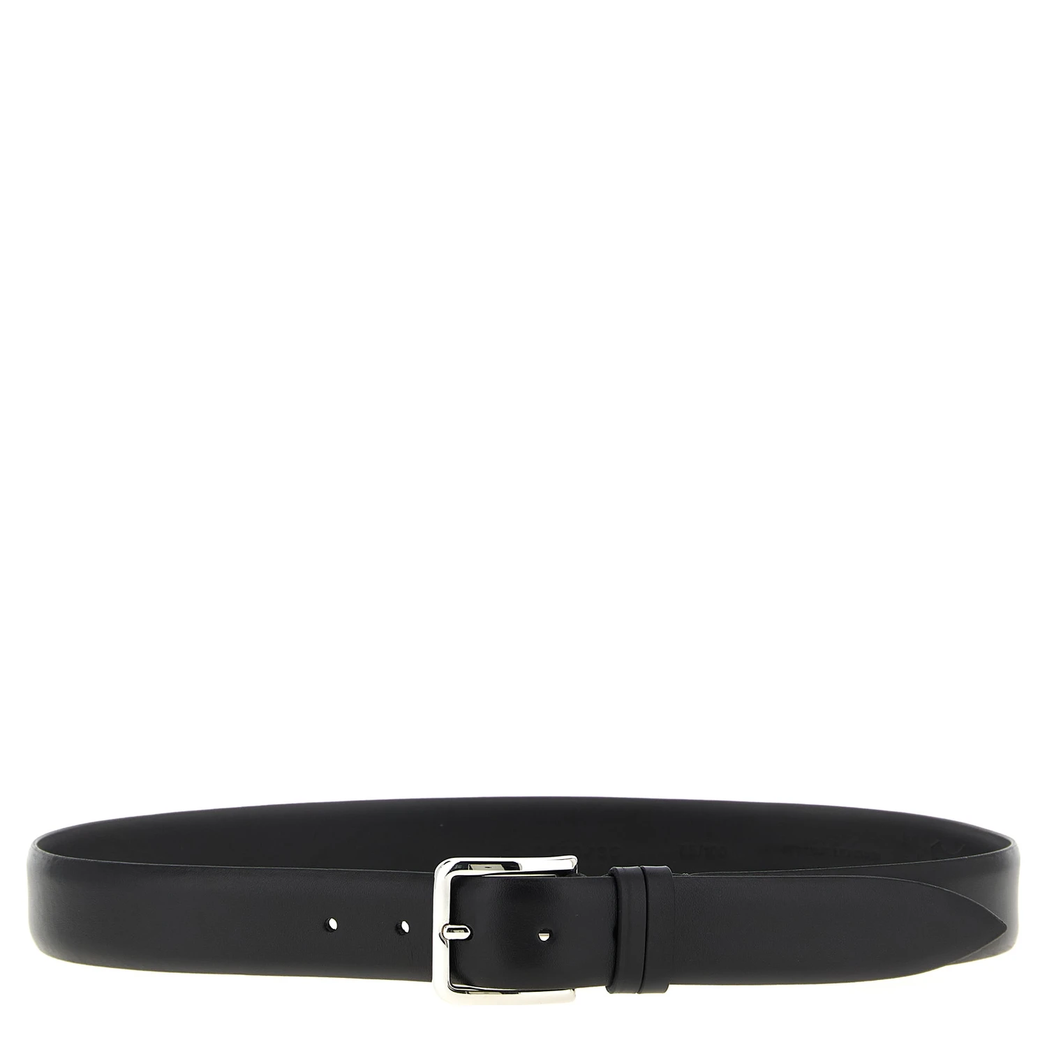 Black Leather Regular Belt