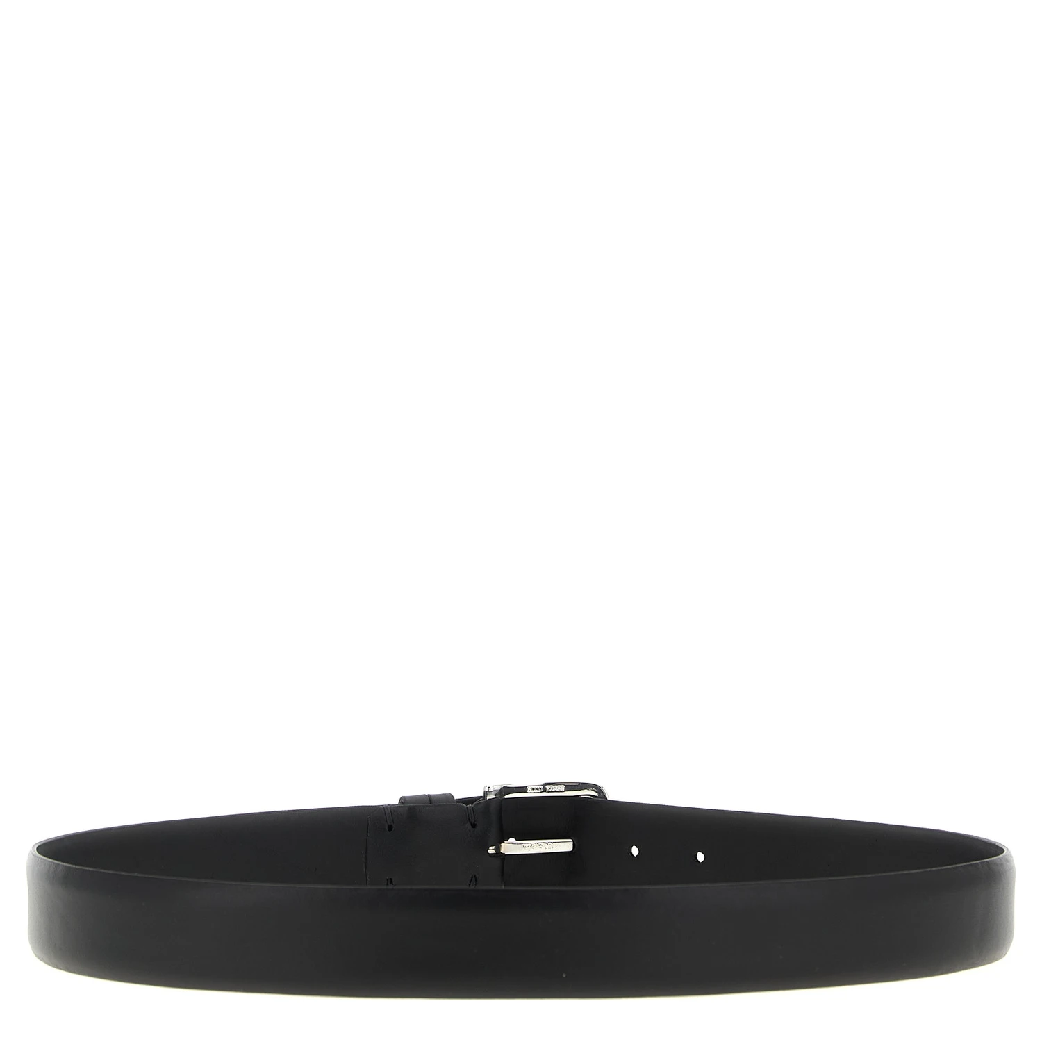 Black Leather Regular Belt