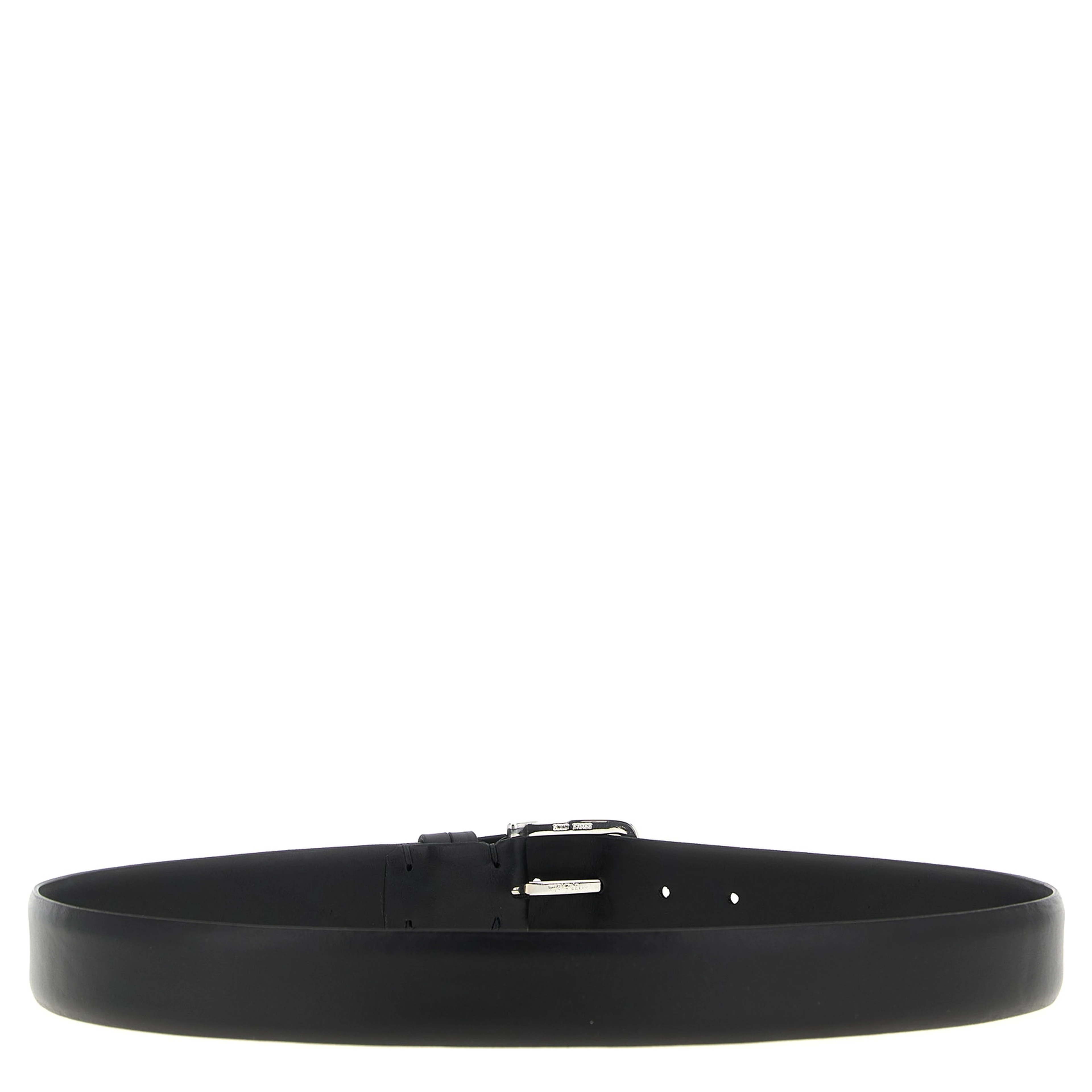 Black Leather Regular Belt