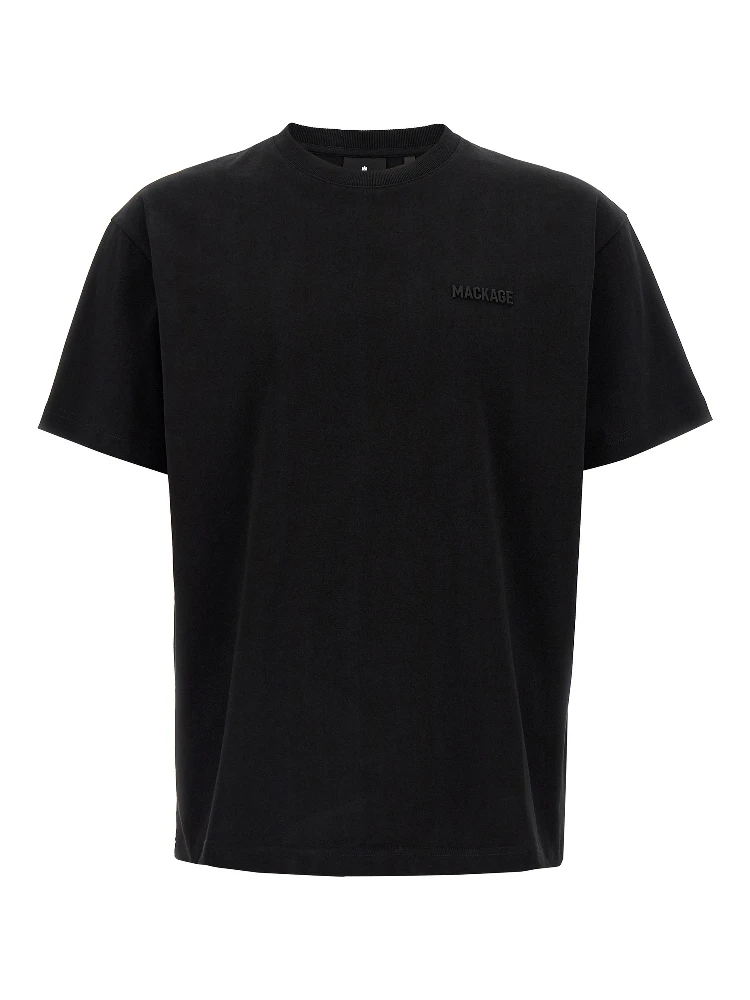 Black Cotton T-Shirt