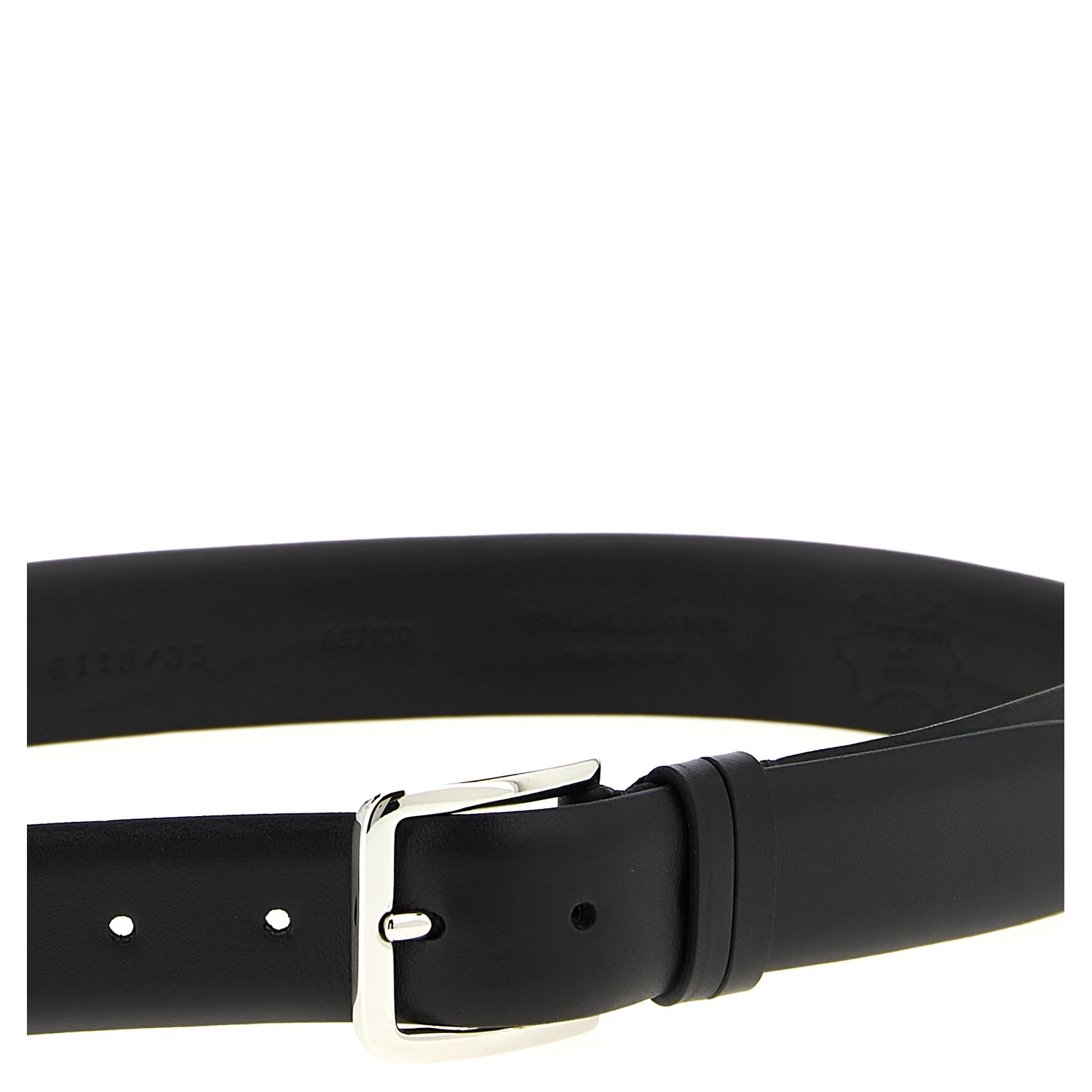 Black Leather Regular Belt