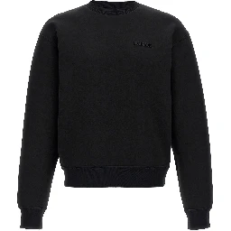 Black Cotton Sweatshirt