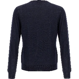 Blue Wool Cardigan