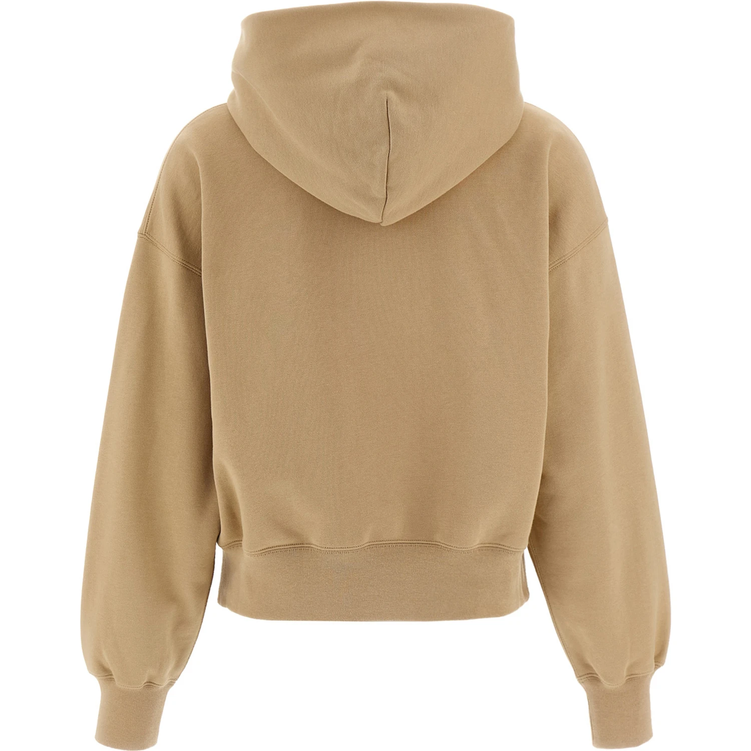 Beige Cotton Hoodie