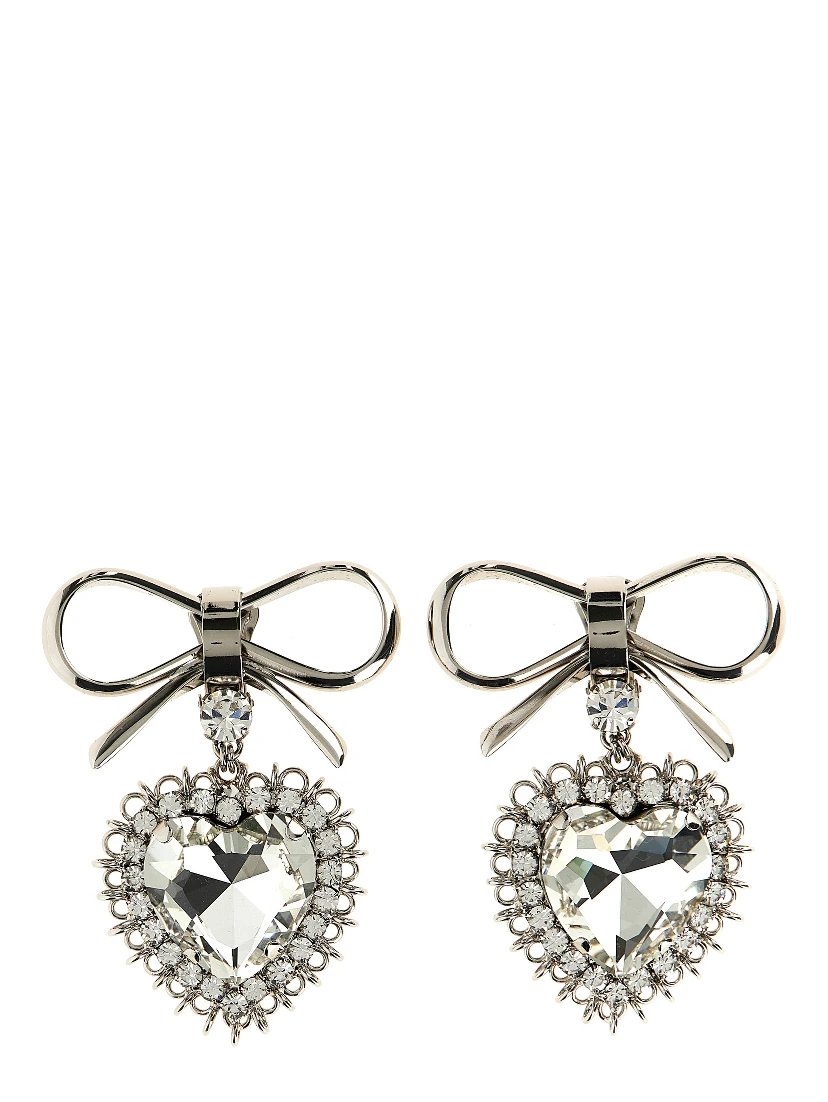 Silver Glass Earrings
