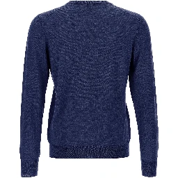 Blue Wool Cardigan