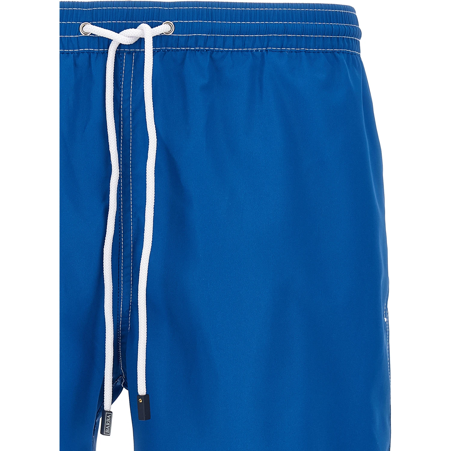 Blue Polyester Swim Shorts