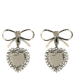 Silver Glass Earrings