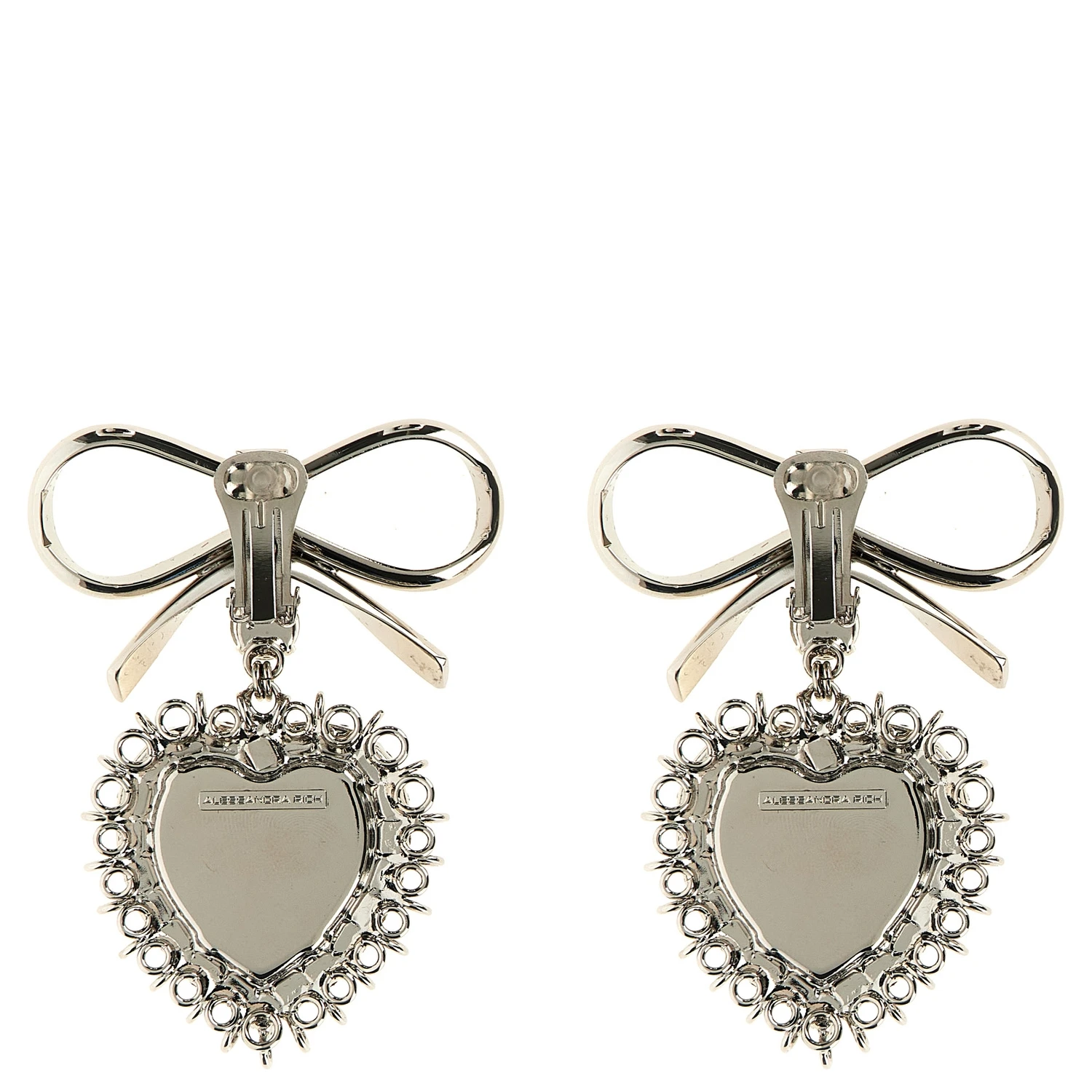 Silver Glass Earrings