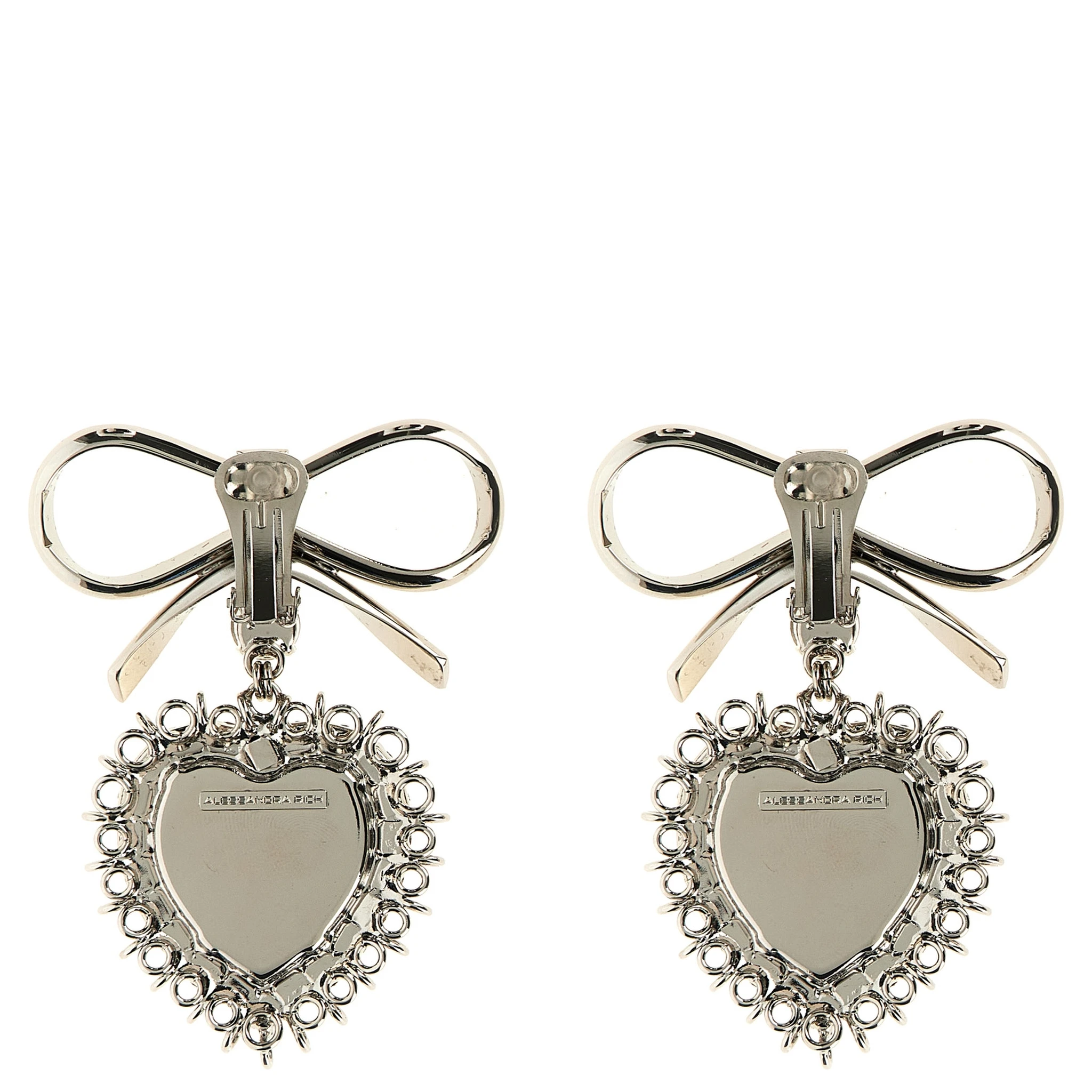 Silver Glass Earrings