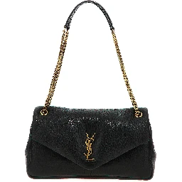 Black Leather Shoulder Bag