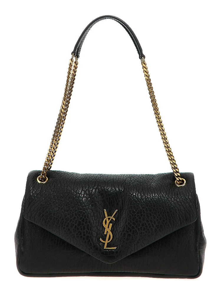 Black Leather Shoulder Bag