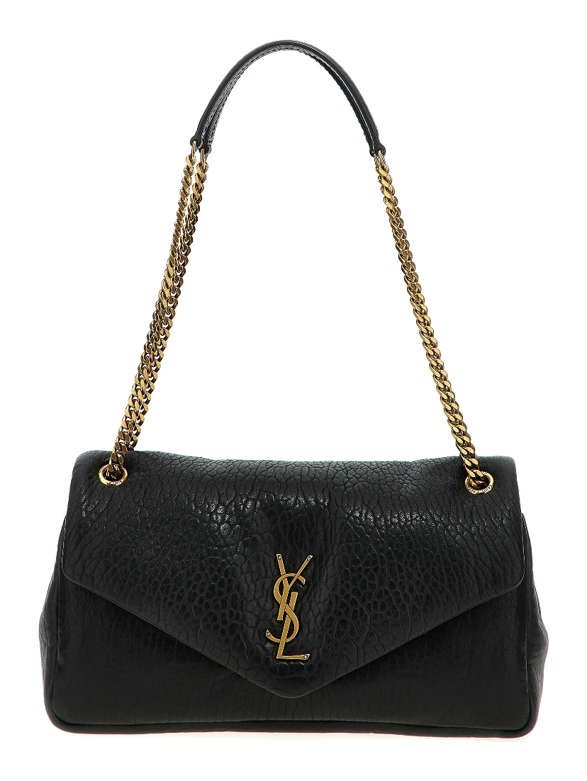 Black Leather Shoulder Bag