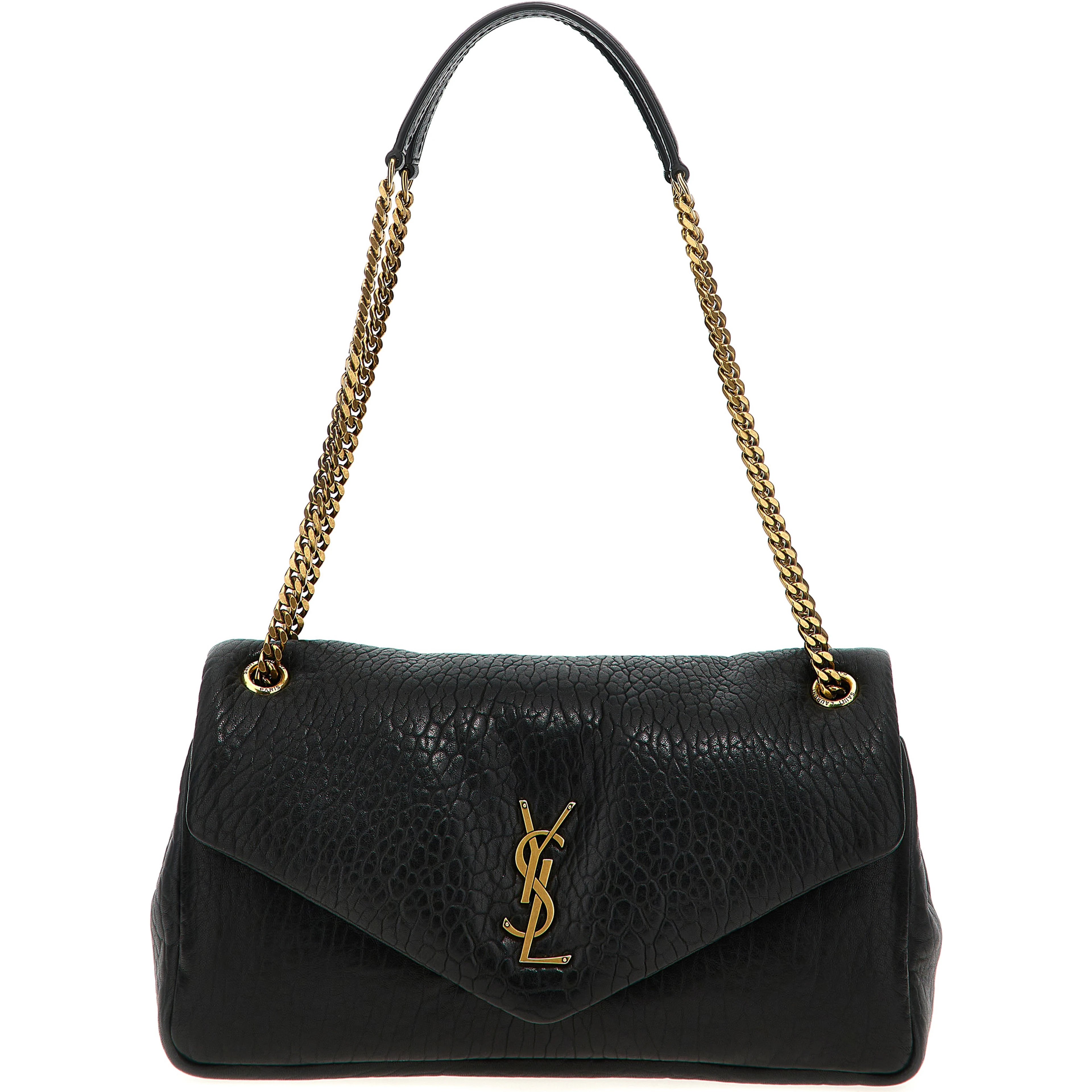 Black Leather Shoulder Bag