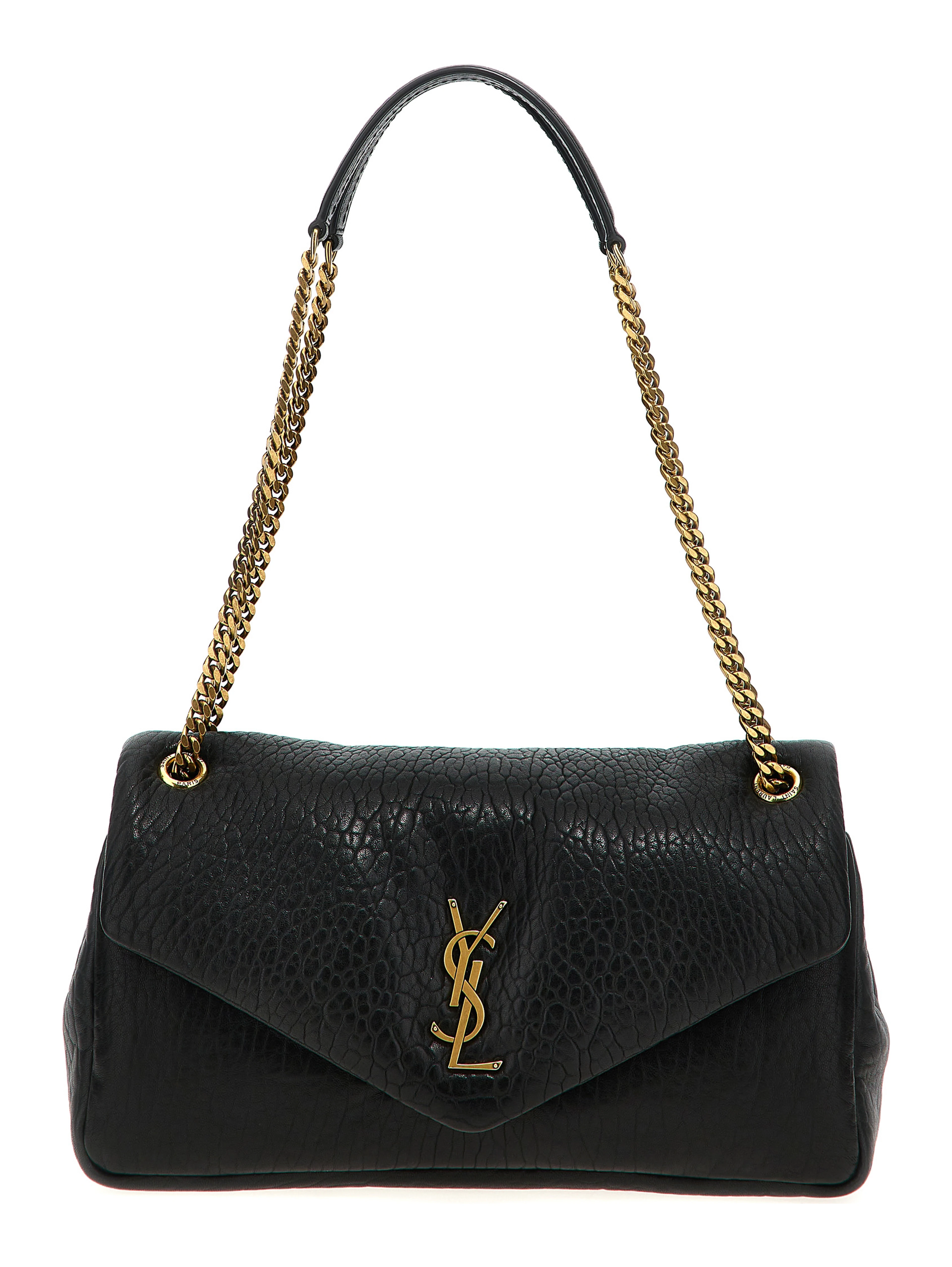 Black Leather Shoulder Bag