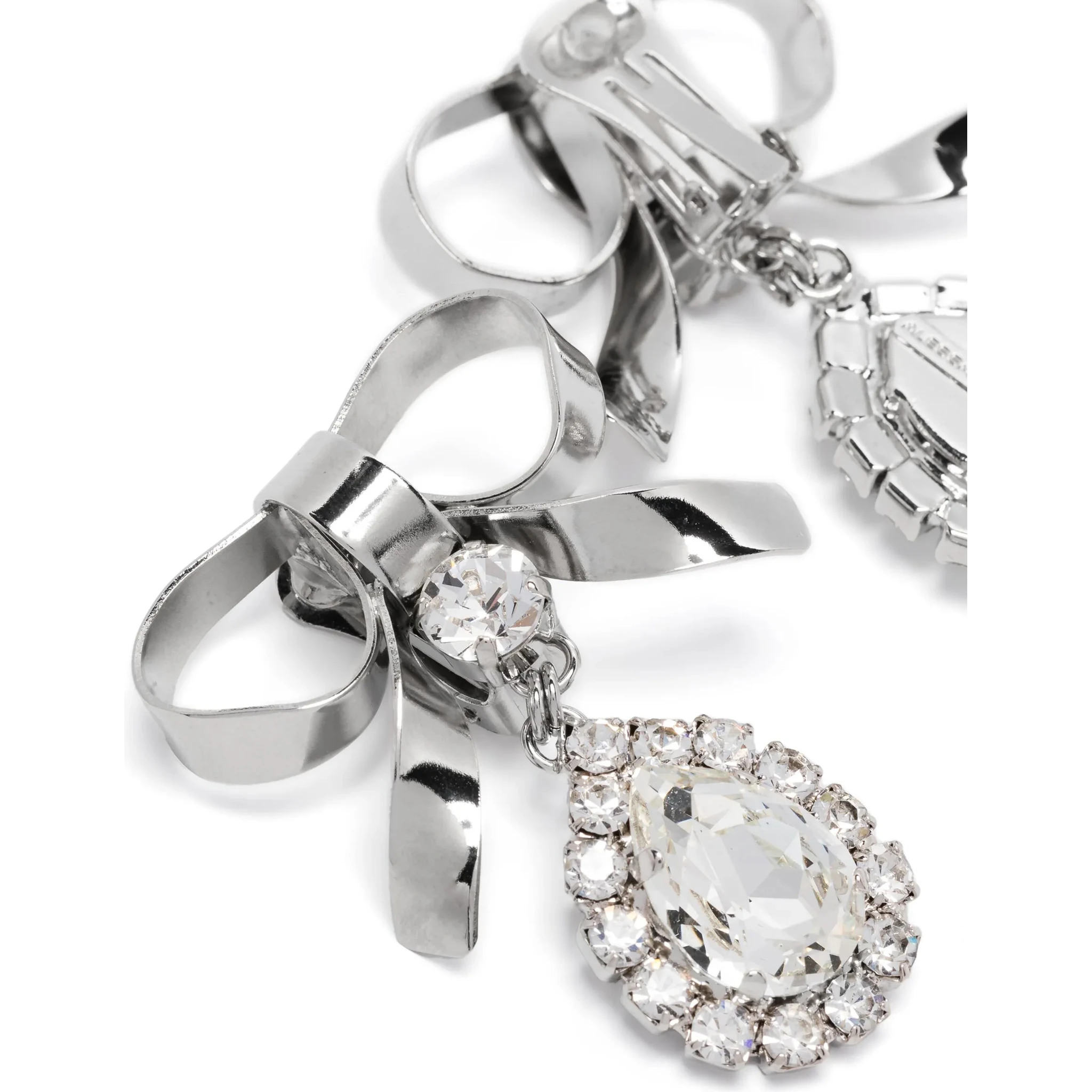 Silver Glass Earrings