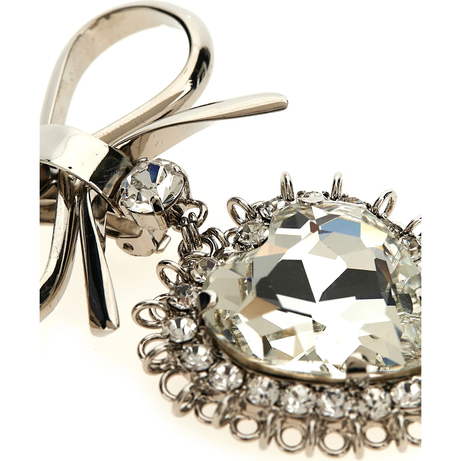 Silver Glass Earrings