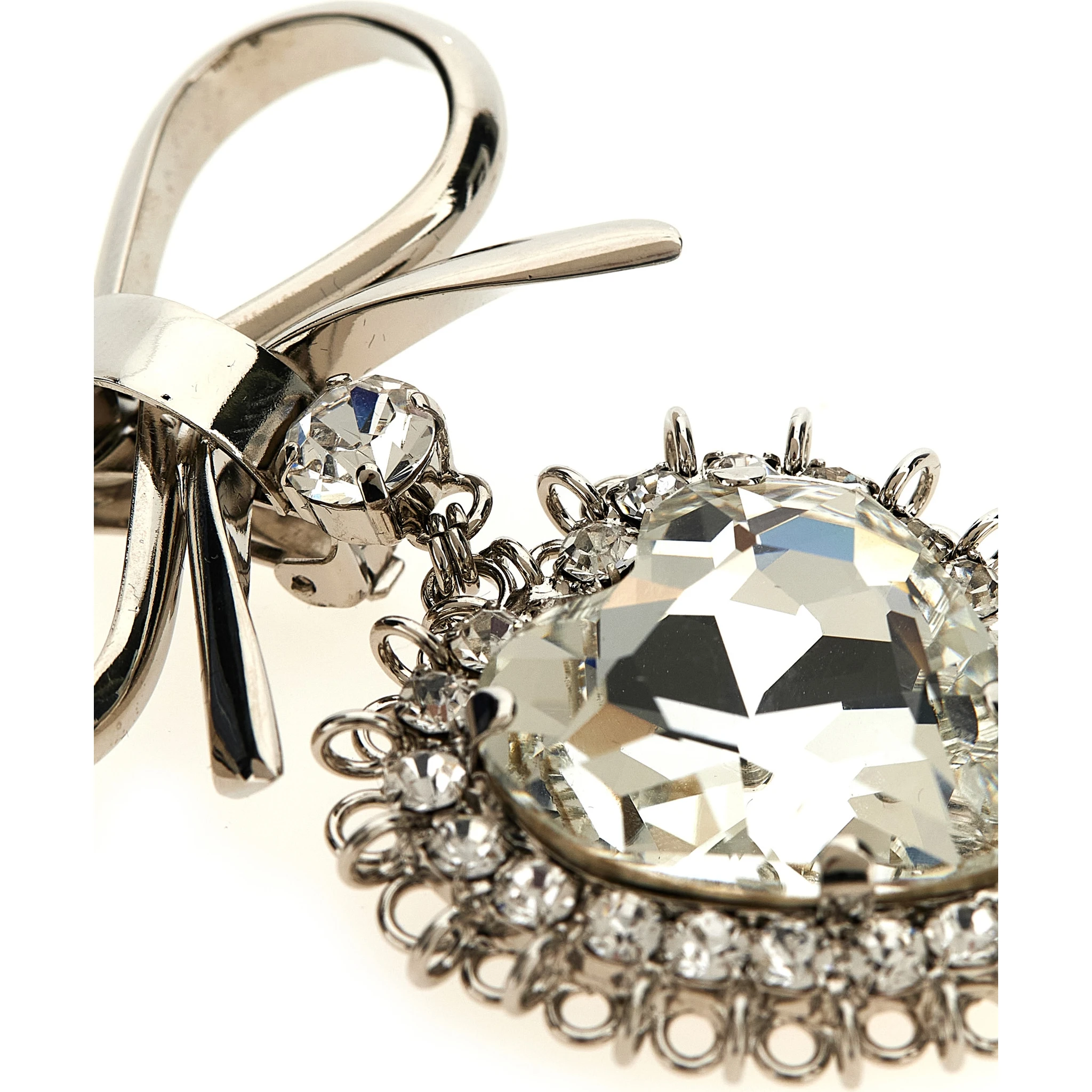 Silver Glass Earrings