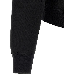 Black Cotton Sweatshirt