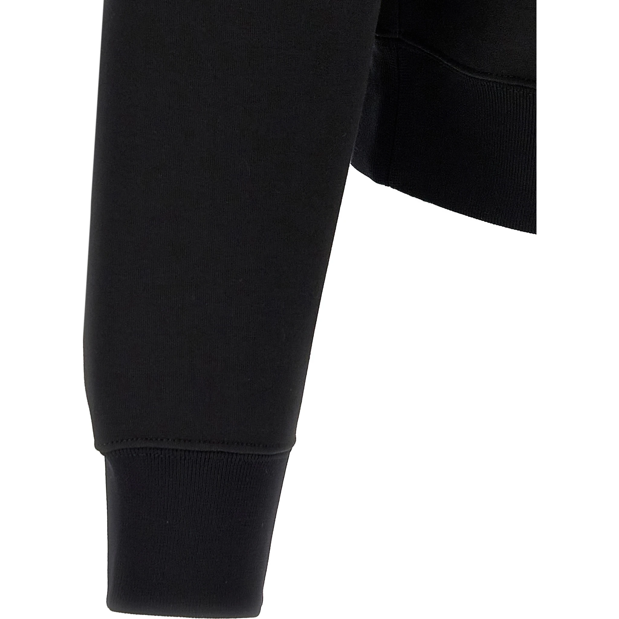Black Cotton Sweatshirt