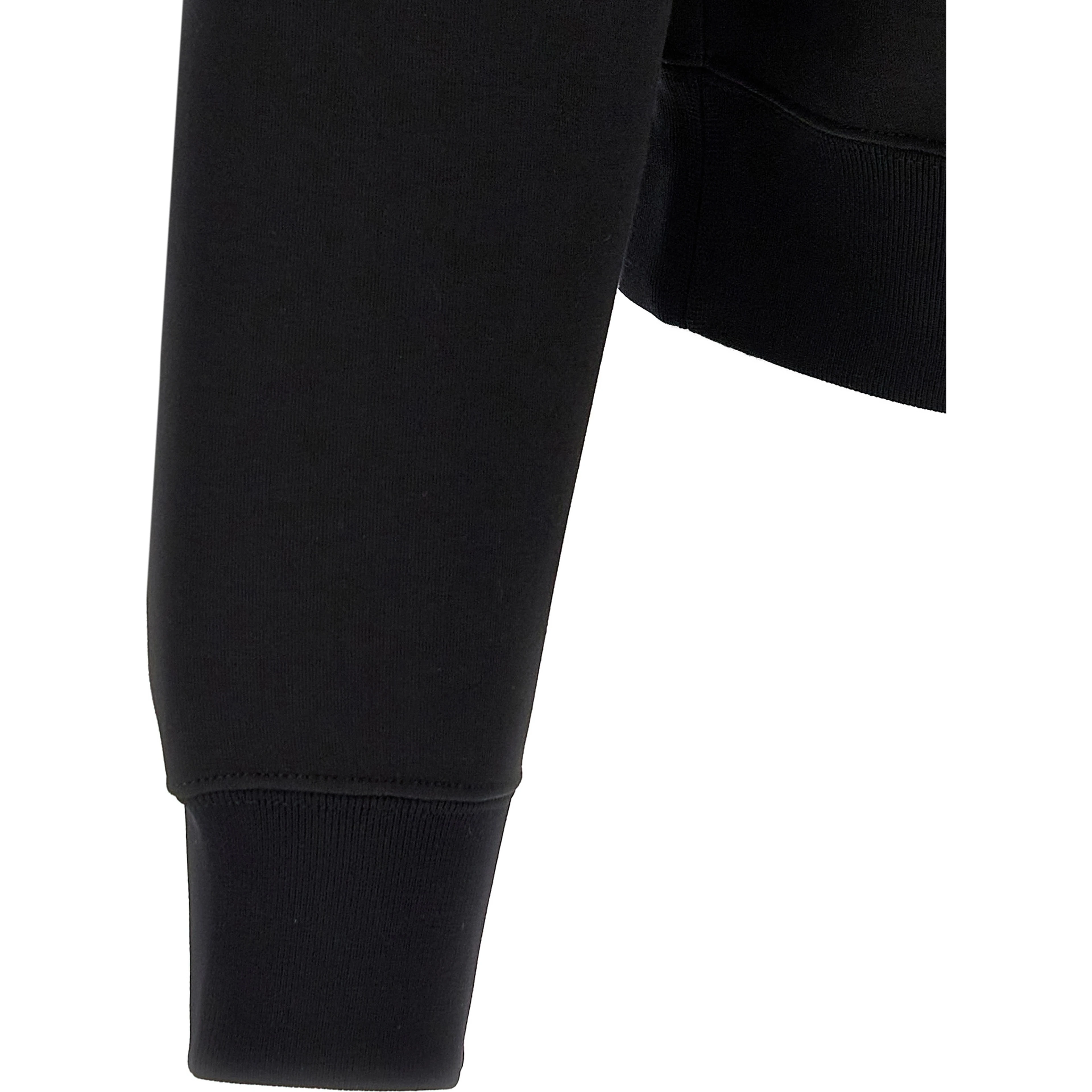 Black Cotton Sweatshirt