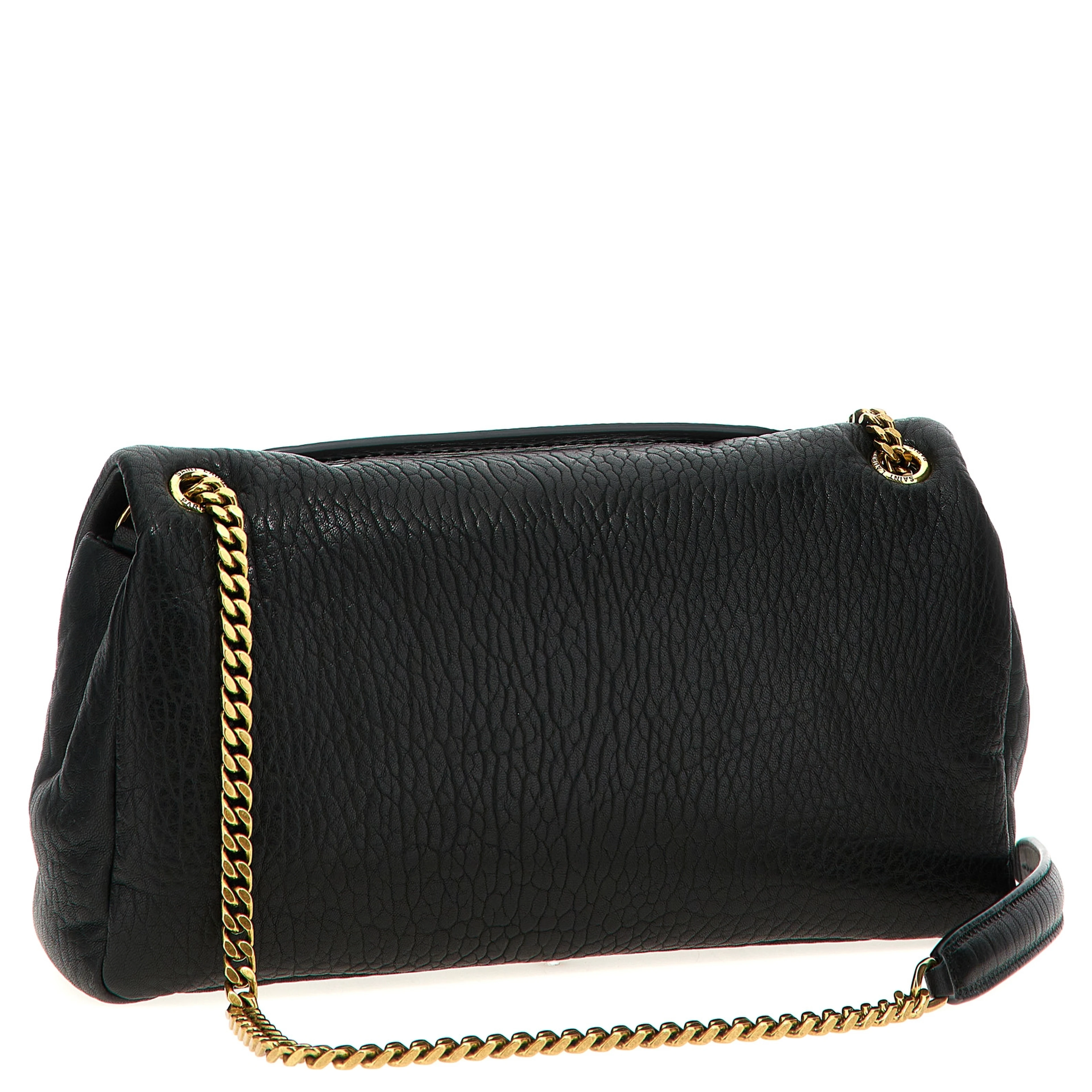 Black Leather Shoulder Bag