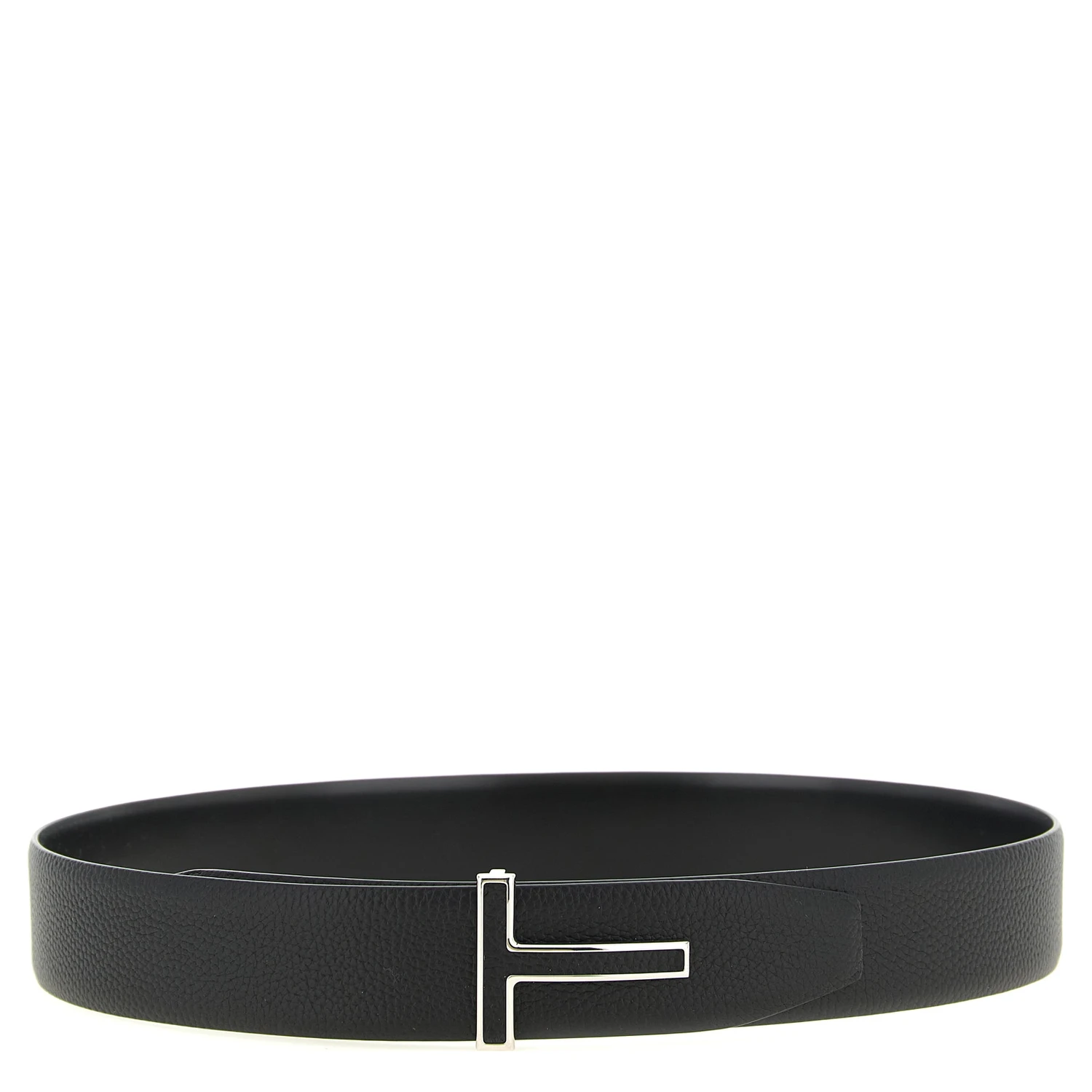 Black Calfskin Regular Belt