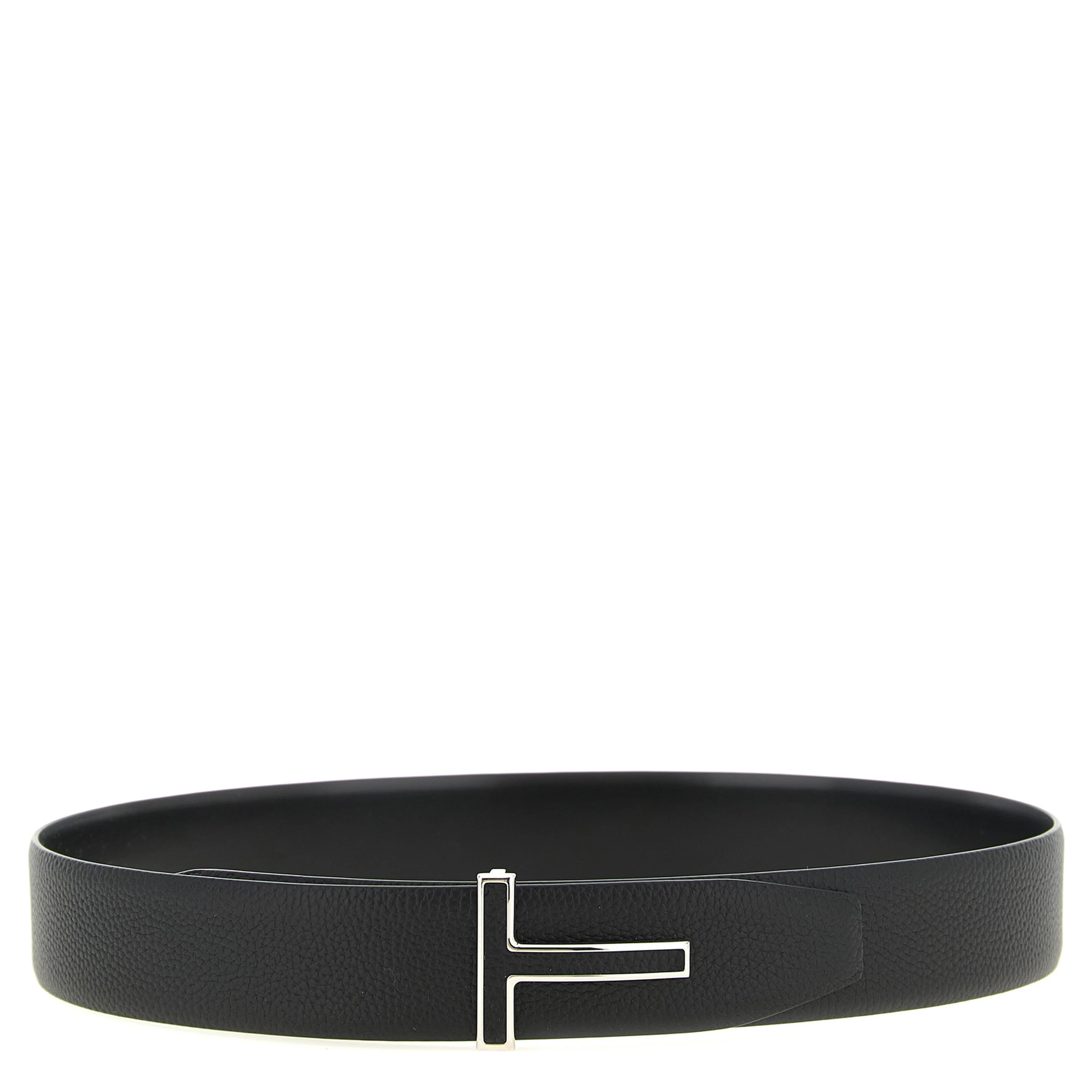 Black Calfskin Regular Belt