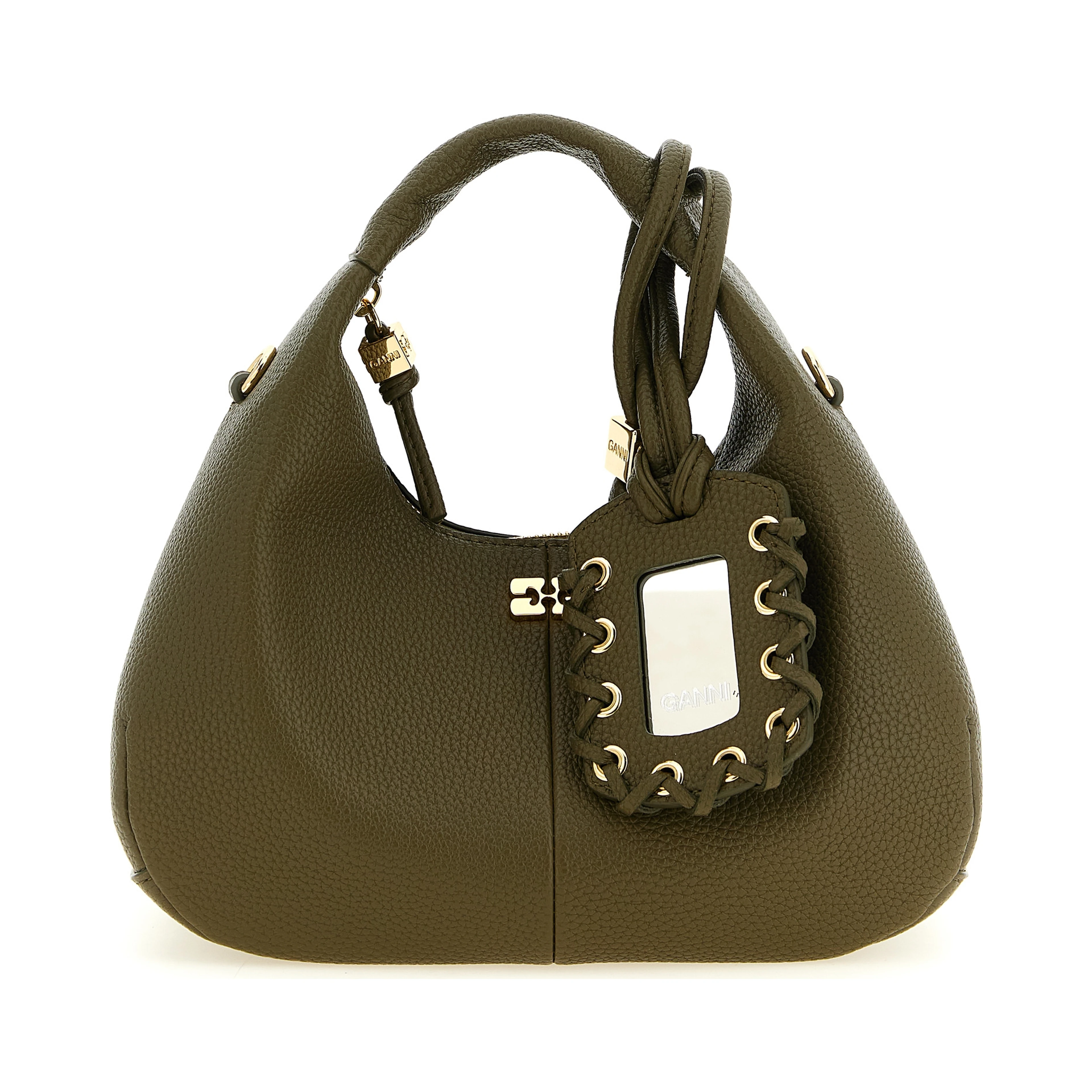 Bicolor Polyester Handbag