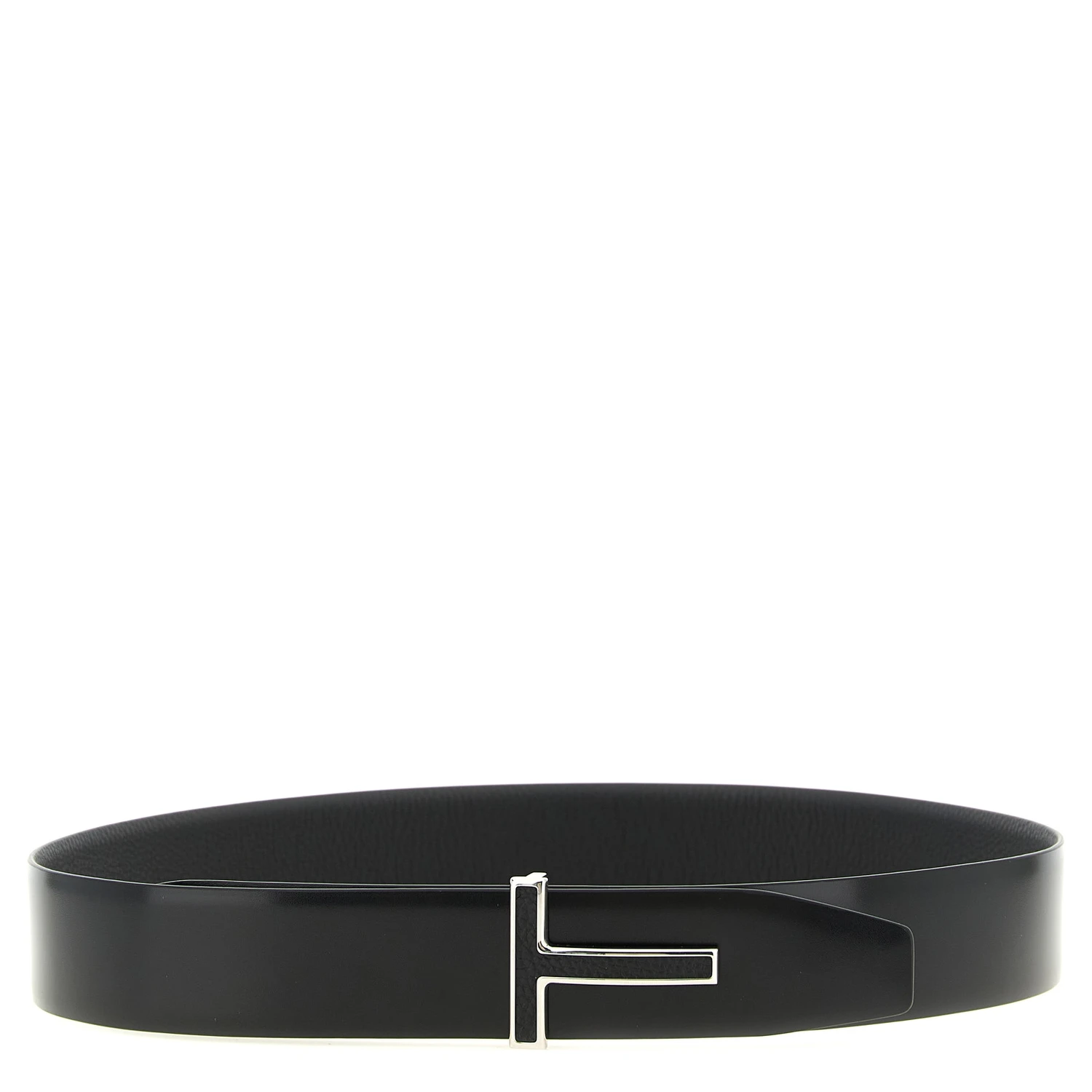 Black Calfskin Regular Belt