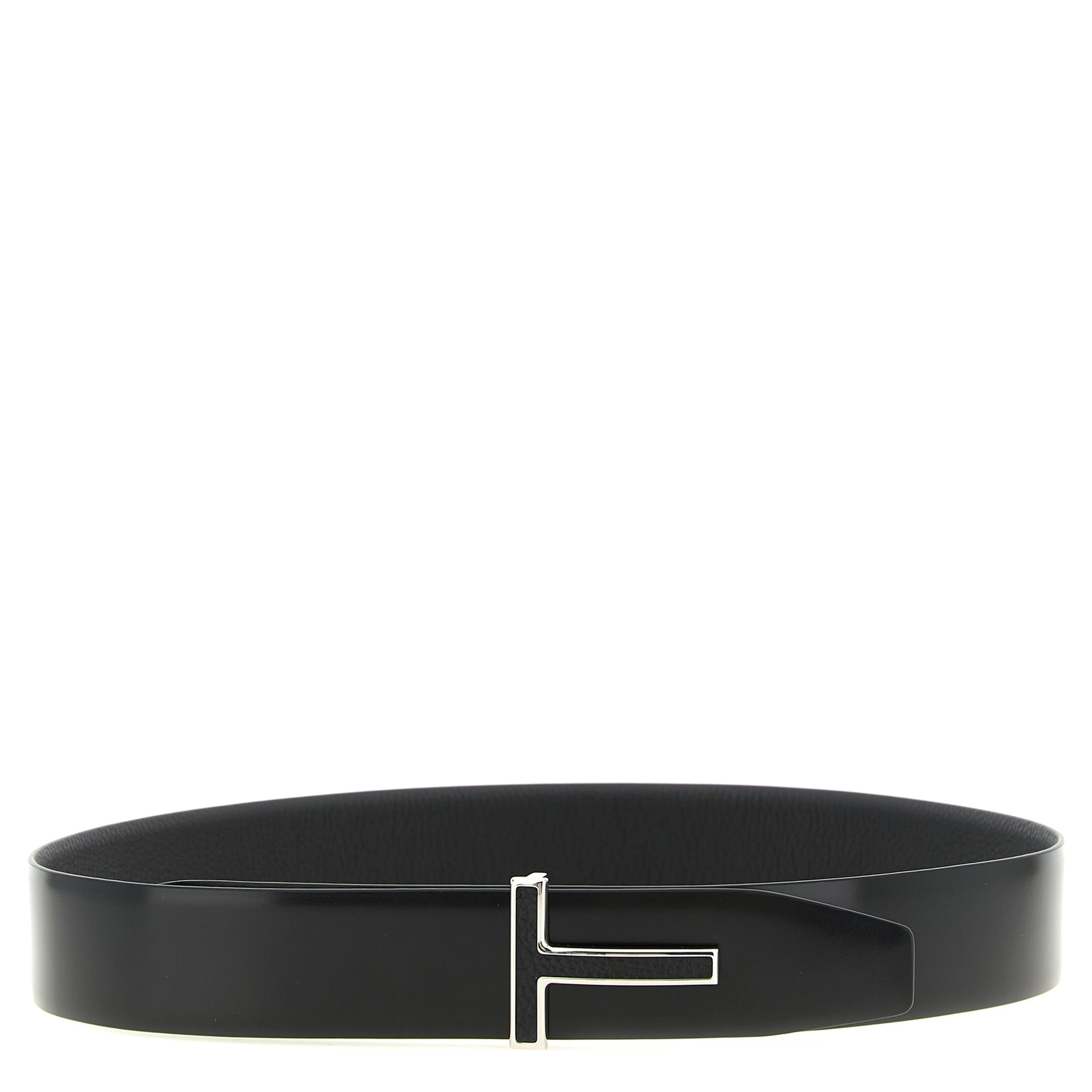 Black Calfskin Regular Belt