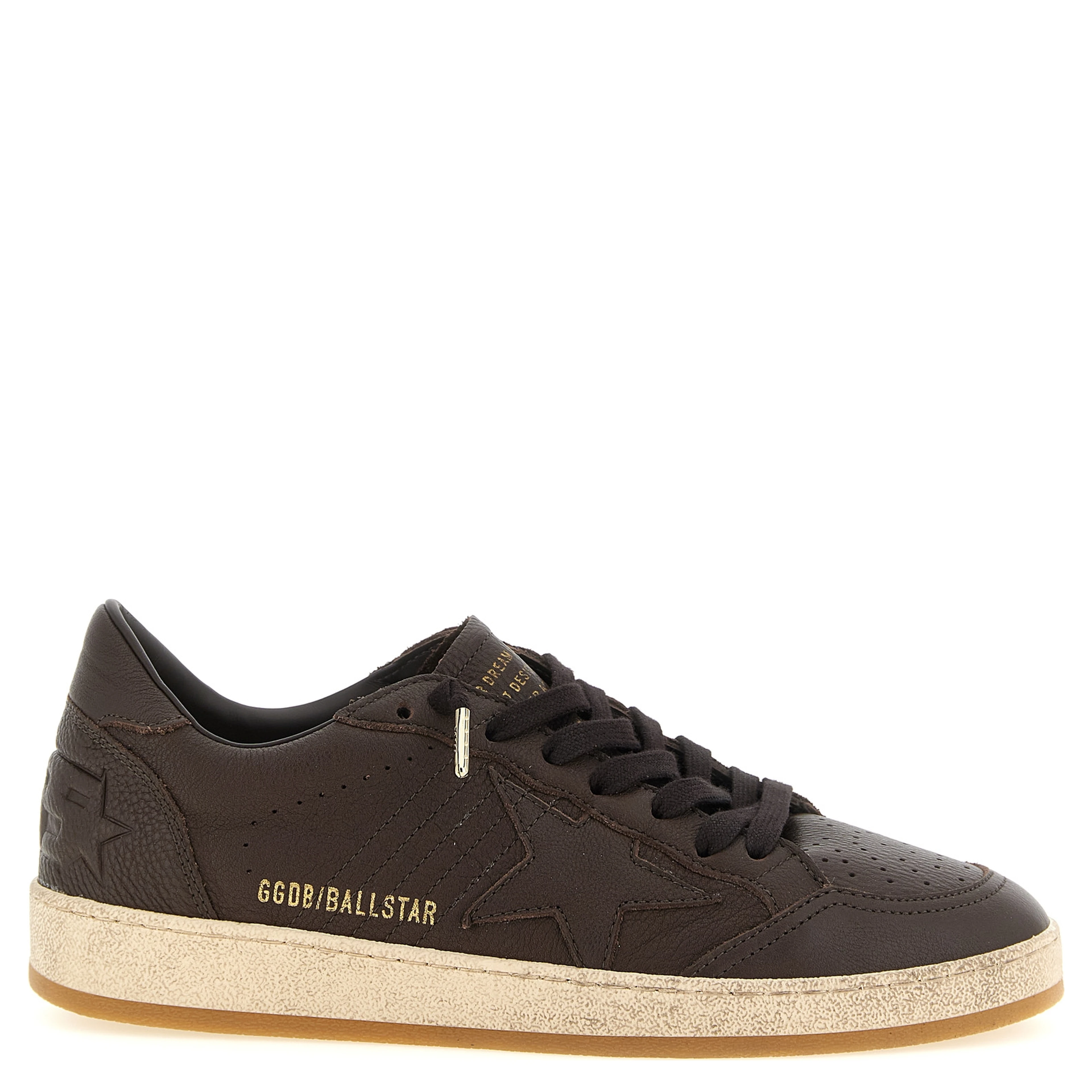 Brown Cowhide Low Top Sneakers