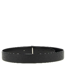Black Calfskin Regular Belt
