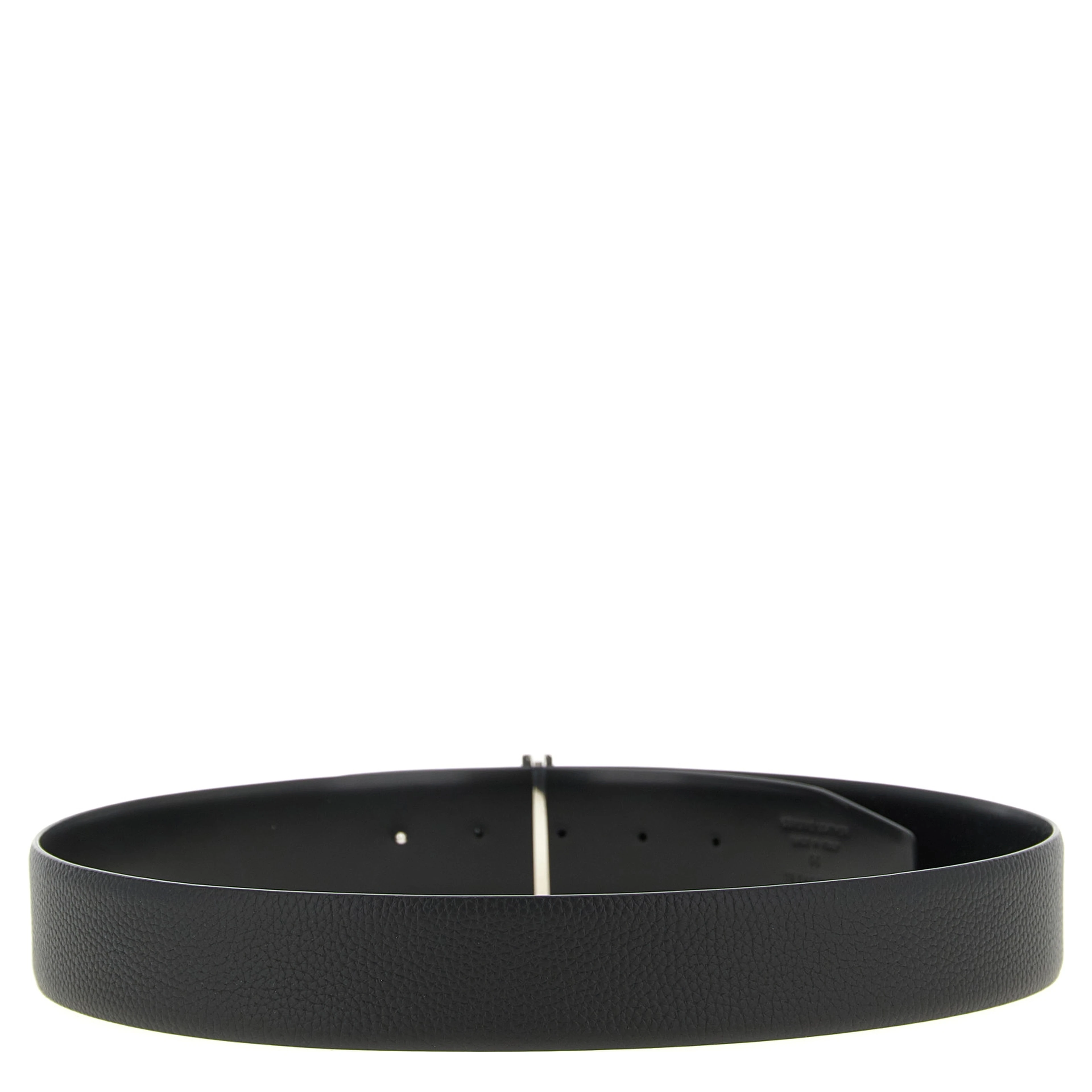 Black Calfskin Regular Belt